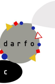 logo dell'ic darfo2 composto tra tre cerchi, dal basso in alto di colore nero, grigio scuro e grigio chiaro al cui interno ci sono le scritte ic darfo 2